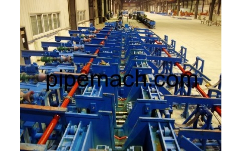 Small pipe hydrostatic testing machine